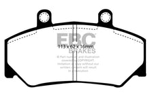 Cargar imagen en el visor de la galería, EBC 85-93 Volvo 740 2.1 (Bendix) Greenstuff Front Brake Pads