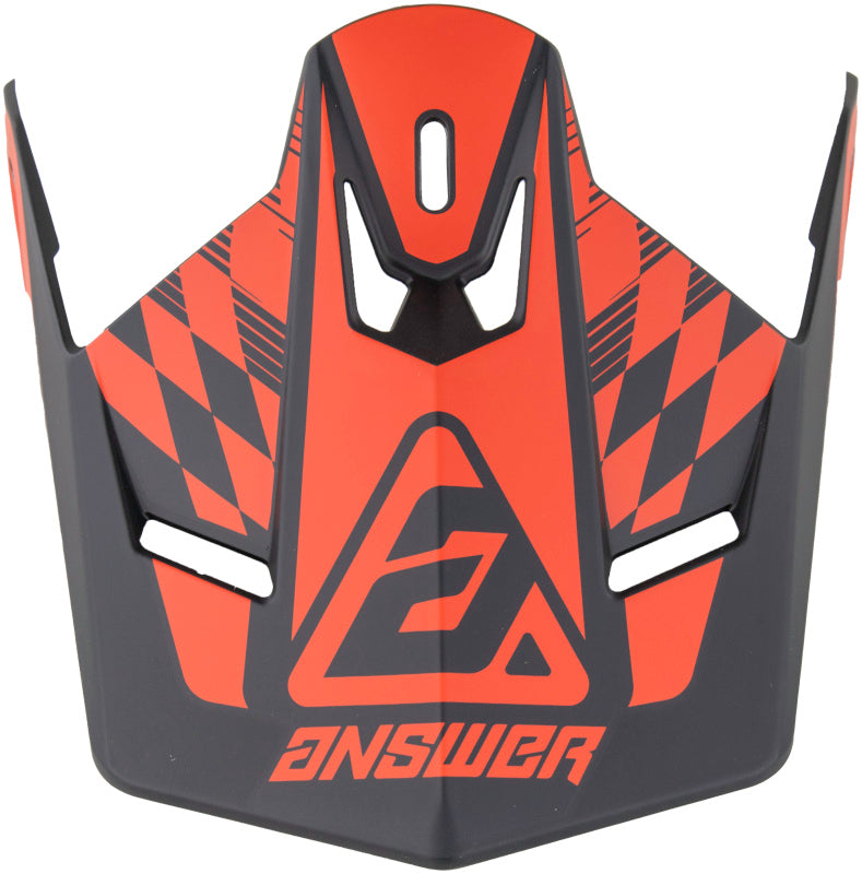 Answer AR1 Sweep Visor Black/Red