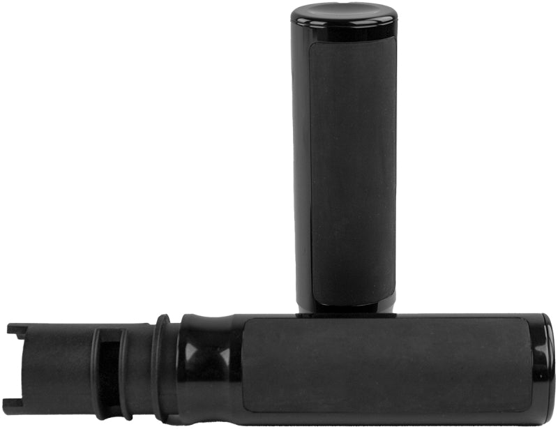 Bikers Choice 23-Up Touring Black Billet Cushioned Grips