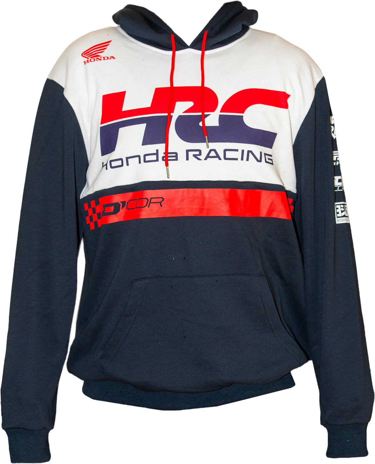 D-COR Honda HRC2 Sweatshirt Navy LG (85-216-3)