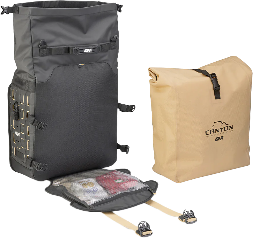 GIVI Canyon ADV Saddlebags 35L EA Black (GRT709B)