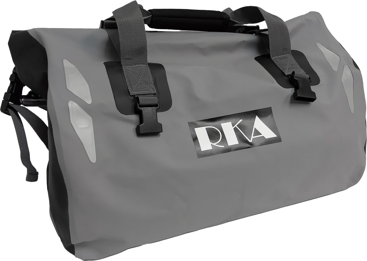 RKA Rugged Motorcycle Duffel BAG Waterproof 30L Black/Grey (R-03-02)