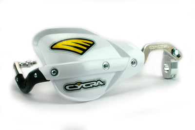 Cycra CRM Racer Pack 1-1/8 in. Hand Guards — White Moto Protection