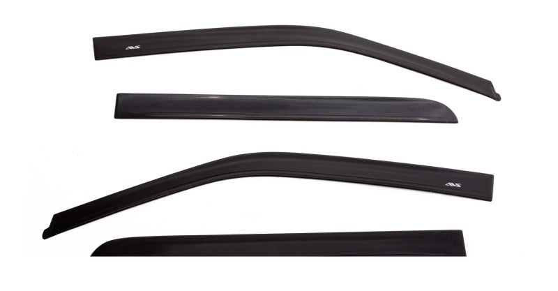 AVS 14-18 Chevy Silverado 1500 Ext. Cab Ventvisor Low Profile Window Deflectors 4pc - Matte Black