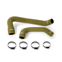 Cargar imagen en el visor de la galería, Mishimoto 97-06 Jeep Wrangler 6cyl Silicone Hose Kit Olive Drab