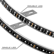 Cargar imagen en el visor de la galería, Anillos de rueda iluminados con LED Oracle - Doble LED - Rojo VER GARANTÍA