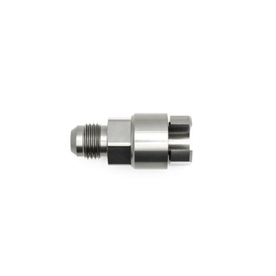 DeatschWerks 6AN Male to 3/8in Female EFI Quick Connect Adapter — Universal Fuel System Upgrade