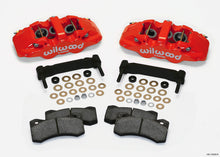 Cargar imagen en el visor de la galería, Wilwood AERO6 Front Caliper &amp; Bracket Kit - Red 97-13 C5/C6 Corvette w/ OEM HD/Z51 Rotors