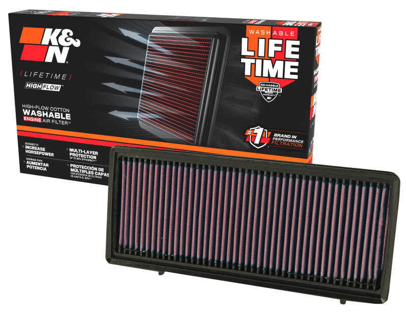 K&N Replacement Air Filter — Fits 2007-2013 Nissan Altima 2.5L-4L