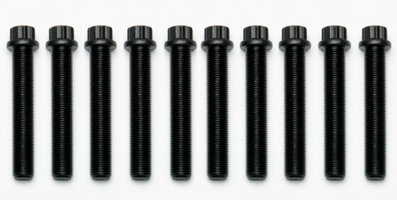 Wilwood 1/2-20 x 3.00" LG 12 PTCS Wheel Stud Kit - 10 Pack Black — Wilwood Brake Hardware