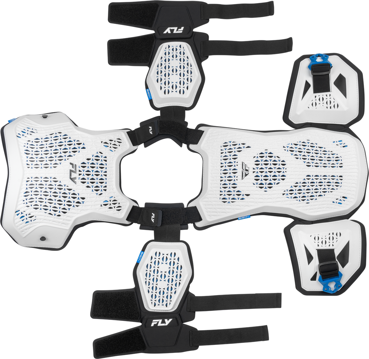 Fly Racing Blueprint RCH-3 Chest Protector White SM/MD (36-6005S)