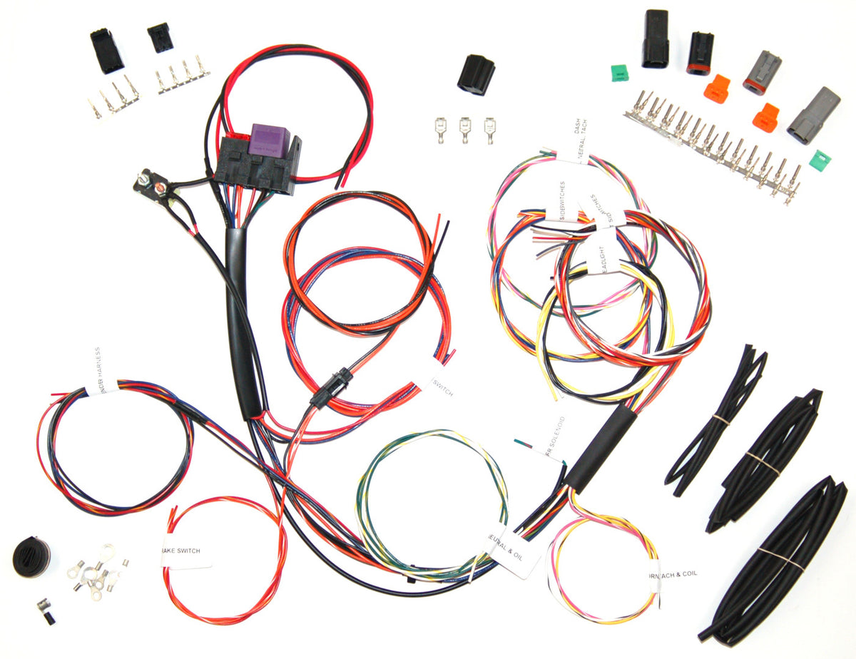 Namz Custom Cycle Complete Bike Harness w/Starter Relay Version 1 (NCBH-01-C)