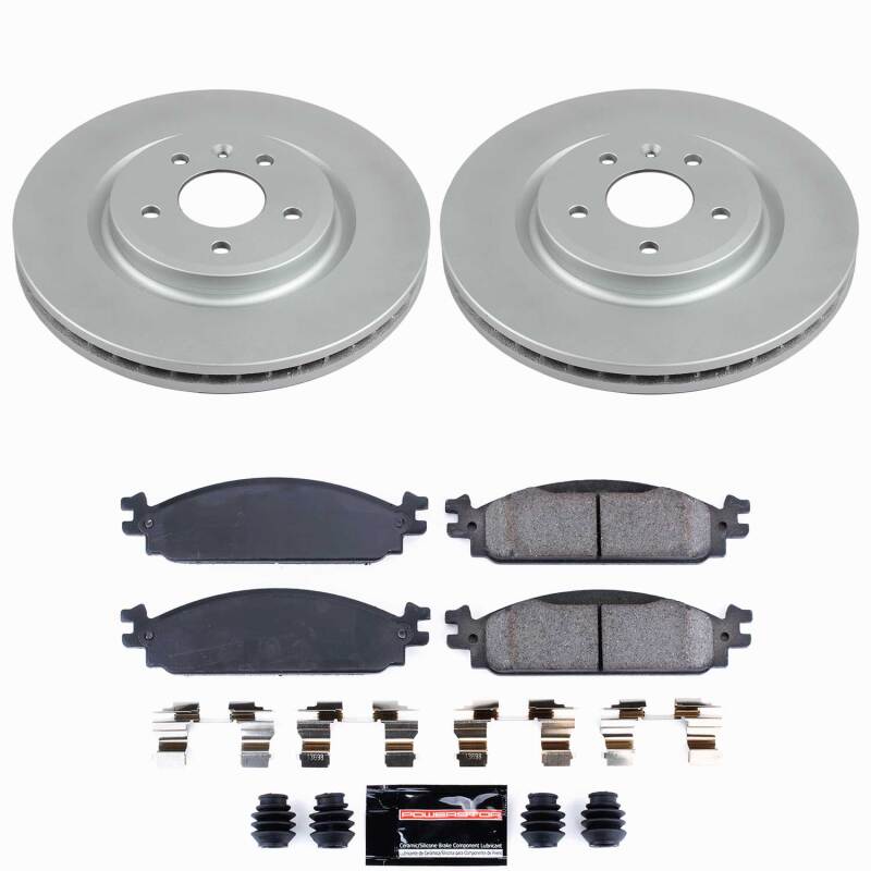 Power Stop 09-11 Ford Flex Front Z23 Coated Brake Kit