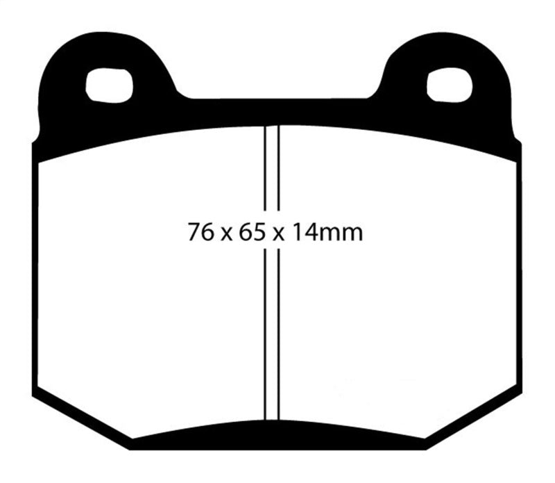 EBC 03-04 Infiniti G35 3.5 (Manual) (Brembo) Yellowstuff Rear Brake Pads