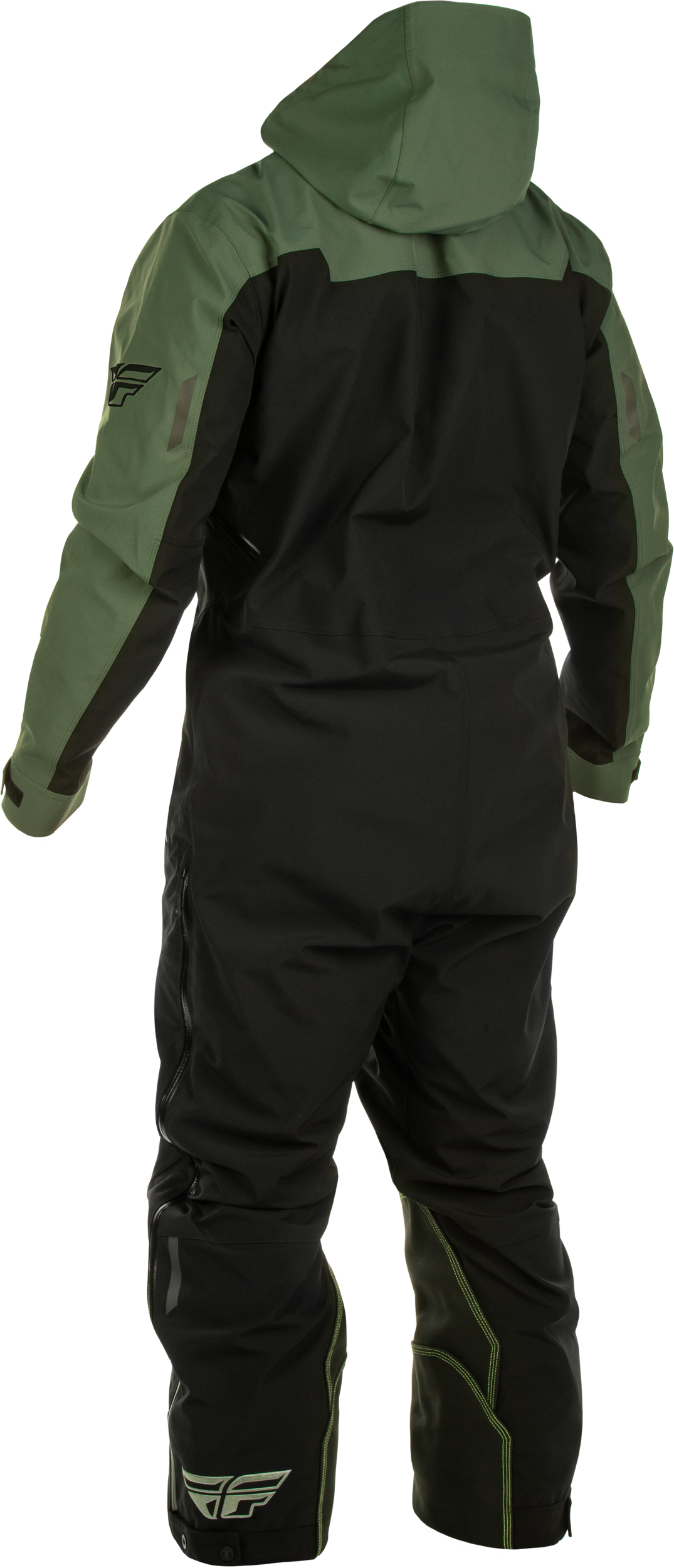 Fly Racing Cobalt Shell Snowbike Monosuit Green/Black Medium (470-4396M)