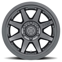 Cargar imagen en el visor de la galería, ICON Rebound Pro 17x8.5 6x5.5 25mm Offset 5.75in BS 95.1mm Bore Satin Black Wheel