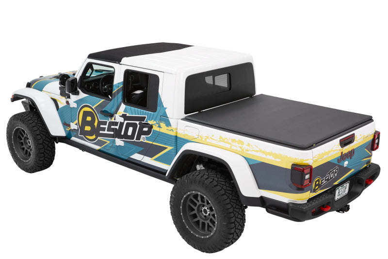 Bestop EZ-Fold Soft Tonneau Cover — '20-'23 Gladiator 5 ft. Bed (Black Twill)