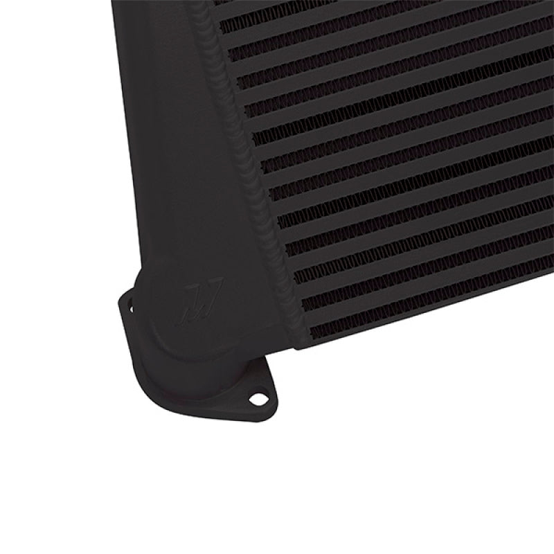 Kit de intercooler de montaje superior Mishimoto para Subaru WRX 08-14: mangueras negras y recubiertas de polvo