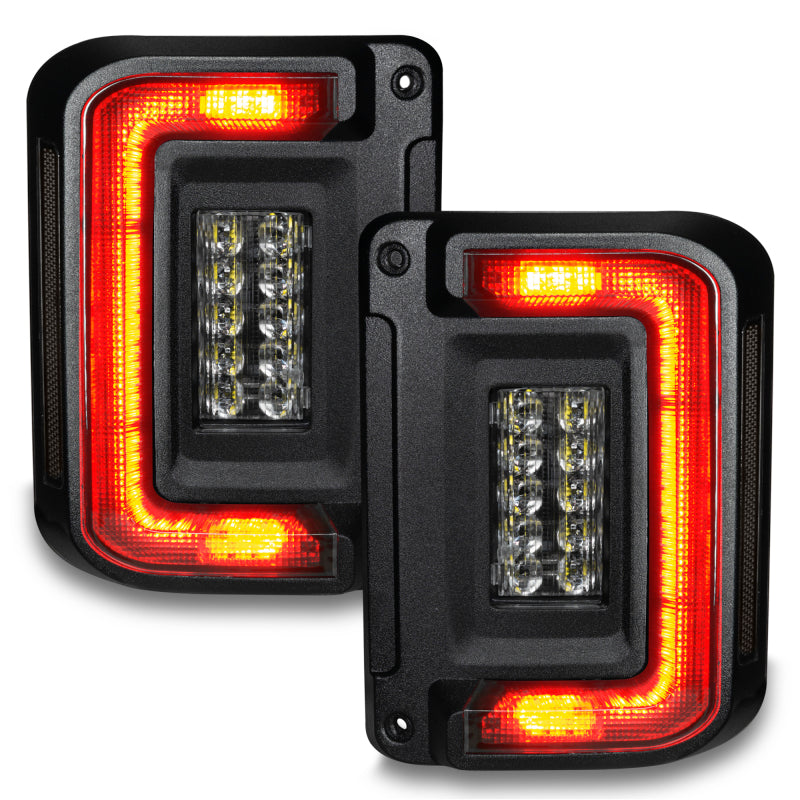 Luces traseras LED empotradas para Jeep Wrangler JK Oracle 07-17 - Tintadas VER GARANTÍA