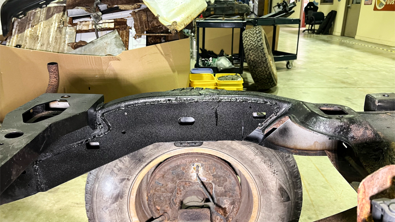 Rust Buster RB7502L Rear Over Axle Frame Section - Left — Fits 2004-2012 GM Colorado & Canyon Crew Cab