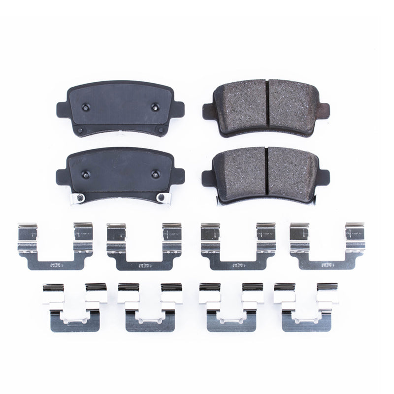 Power Stop 2010 Buick Allure Rear Z17 Evolution Ceramic Brake Pads w/Hardware