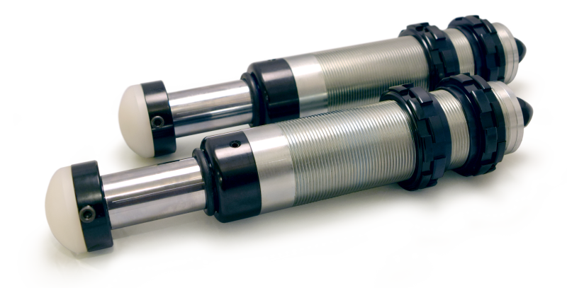 DV8 Offroad Hydraulic Bump Stop Pair — 2.0 x 2.5in Stroke for Jeep JK