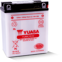 Load image into Gallery viewer, Yuasa YB12A-B Yumicron 12 Volt Battery