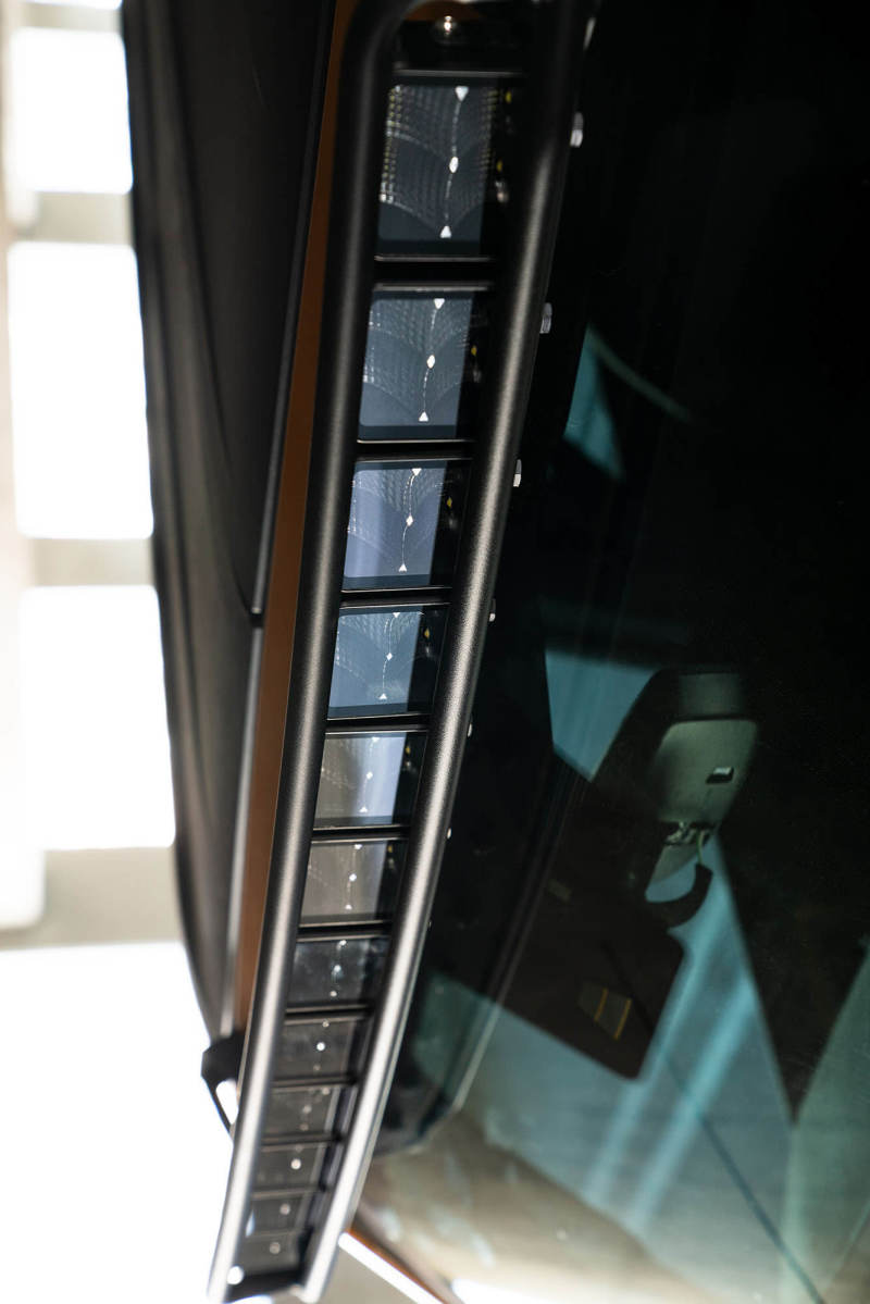 Soporte de luz curvo DV8 21+ Ford Bronco para luces de 12 3 in