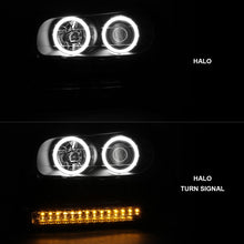 Cargar imagen en el visor de la galería, ANZO 2002-2009 Chevrolet Trailblazer Projector Headlights w/ Halo Black