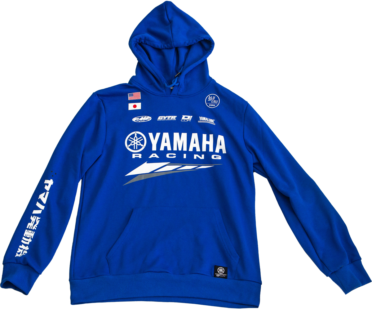 D-COR Yamaha Factory Sweatshirt Blue LG (85-211-3)