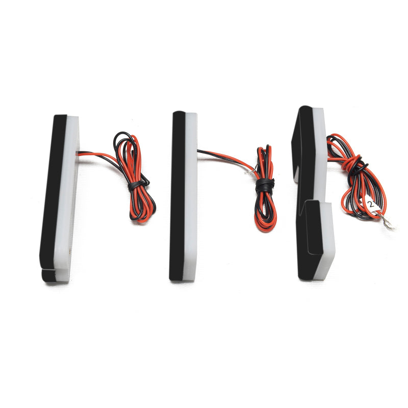 Insignias con letras LED iluminadas universales ORACLE Lighting - Acabado de superficie negro mate - N VER GARANTÍA