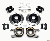 Wilwood D154 P/S Park Brake Kit Drilled Jeep Dana 35 2.56 Off 5-lug w/ lines