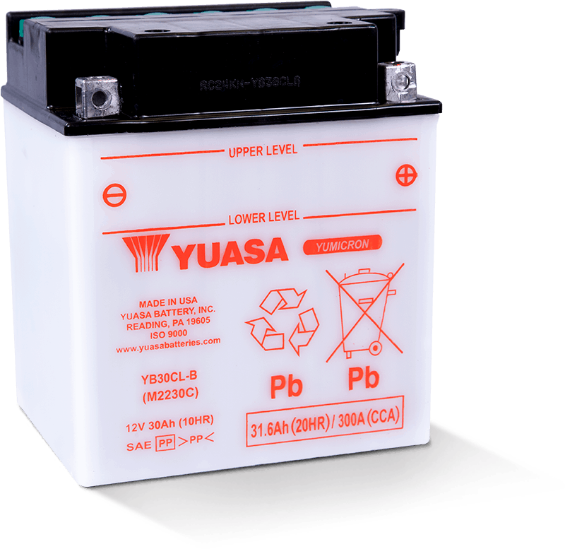 Batería Yuasa YB30CL-B Yumicron CX de 12 voltios