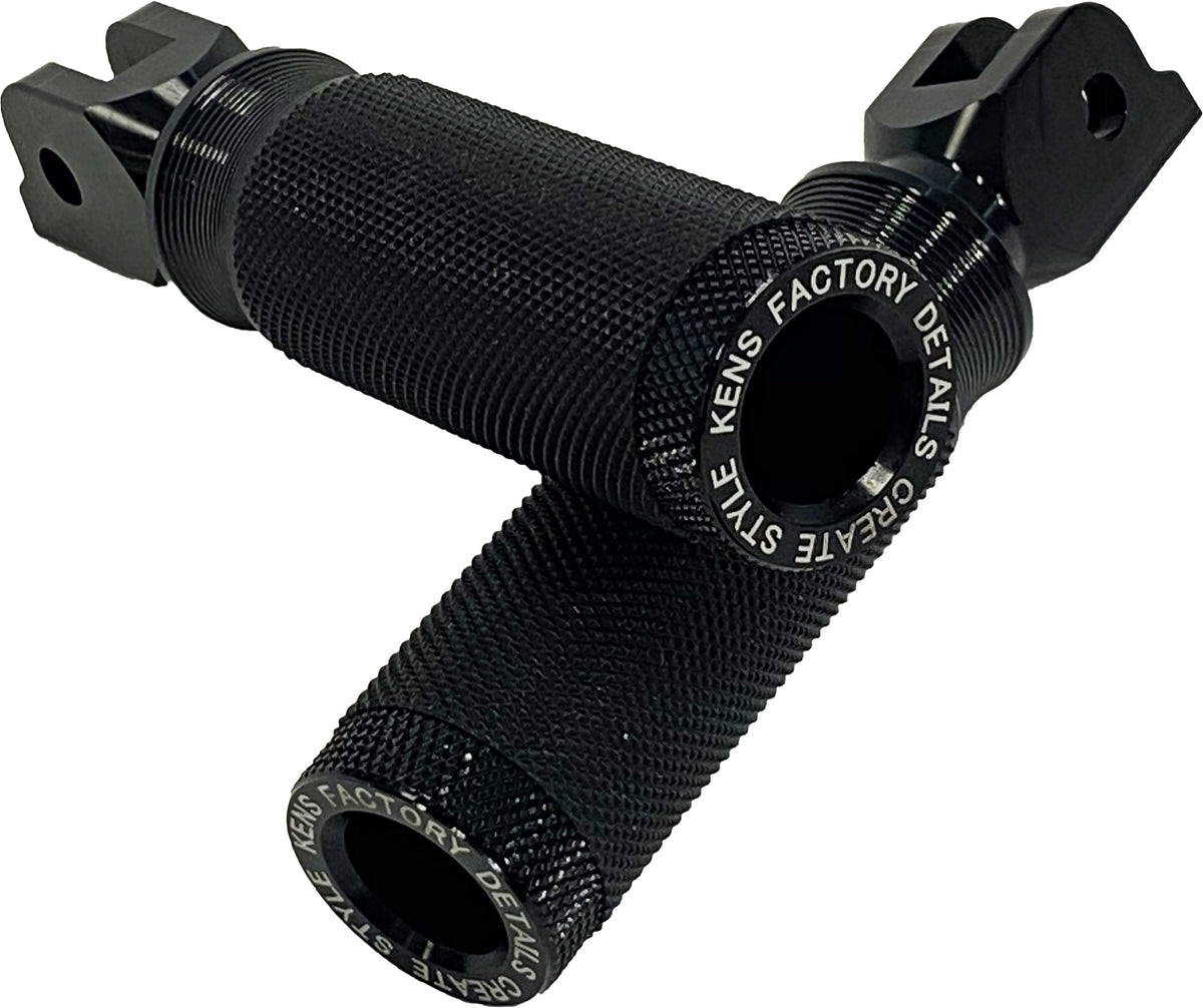 Kens Factory NL Rider Foot Pegs Black M8 Softail (KFP-04)