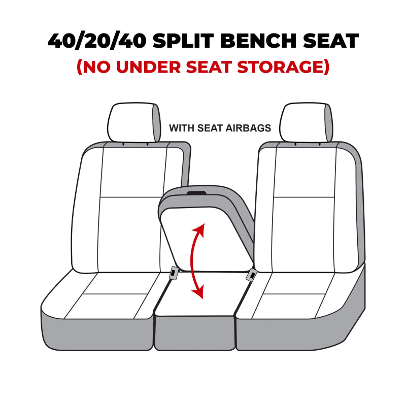 Covercraft Polycotton SeatSaver Custom Front Seat Covers - Charcoal — Fits 2009-2014 Dodge Ram