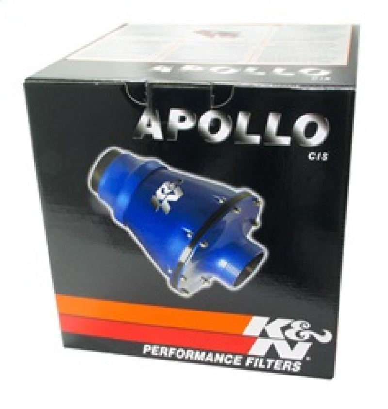 K&N Universal Apollo Blue Cold Air Intake - 70mm OD FLG PP