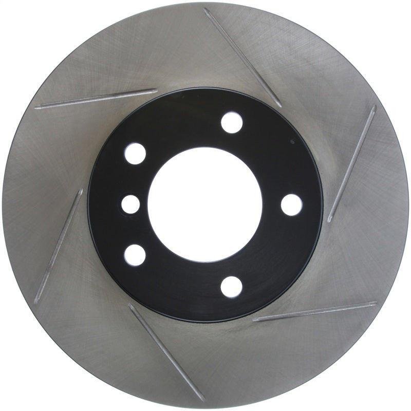 StopTech Power Slot Slotted Rotor — Fits 2007-2014 BMW 328i, 2009-2013 BMW 328i xDrive, 2012-2013 BMW X1