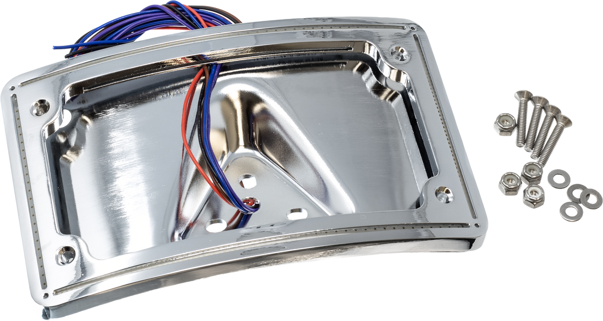Letric Lighting Perfect Plate Light Curve CHR Universal FIT (LLC-CPPL-C)