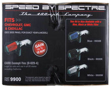 Cargar imagen en el visor de la galería, Kit de admisión de aire para camioneta GM Spectre 99-07 V8-4.8/5.3/6.0LF/I - Anodizado transparente con filtro rojo