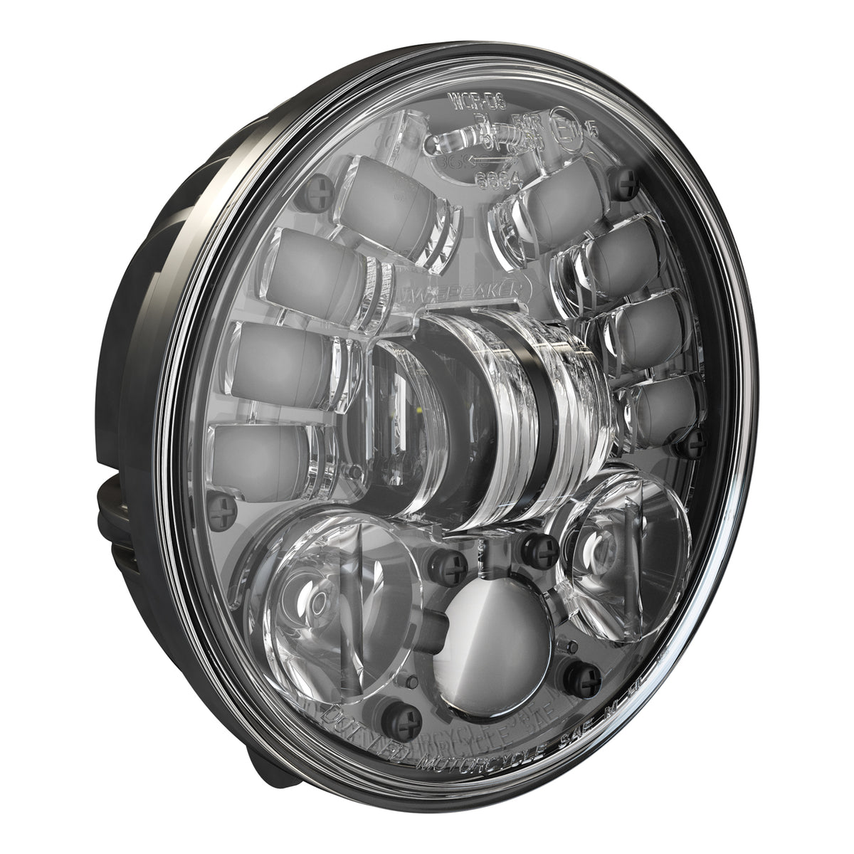 JW Speaker 8691A2 Adap PED MNT Headlt 5.75" BLK Bezel (0555111)