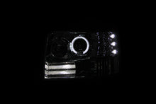 Cargar imagen en el visor de la galería, ANZO 1992-1996 Ford F-150 Projector Headlights w/ Halo Chrome w/ Side Markers and Parking Lights