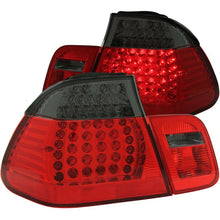 Cargar imagen en el visor de la galería, ANZO 1999-2001 BMW 3 Series E46 LED Taillights Red/Smoke 2pc