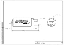 Cargar imagen en el visor de la galería, Aeromotive 340 Series Stealth In-Tank E85 Fuel Pump - Offset Inlet - Inlet Inline w/Outlet