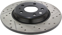 Cargar imagen en el visor de la galería, Rotor trasero izquierdo perforado y ranurado StopTech Power Slot 09-10 Audi A4/A4 Quattro / 08-10 A5 / 10 S4