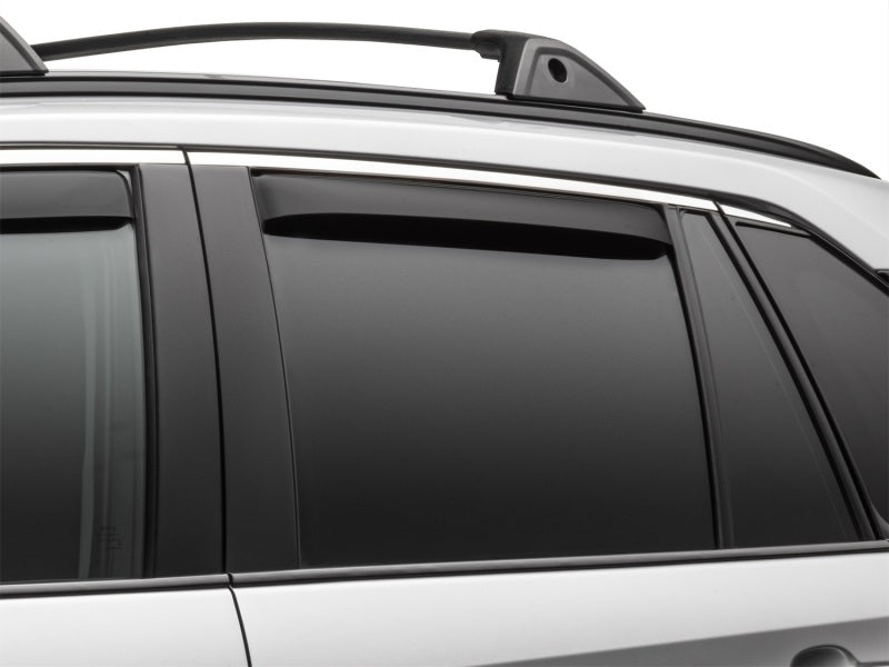 WeatherTech 12-16 Subaru Impreza/16-17 Subaru Crosstrek Rear Side Window Deflectors - Matte Black