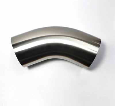 Stainless Bros 4in 45 Degree Mandrel Bend Tubing — 1.5D / 6in CLR