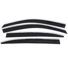 Load image into Gallery viewer, AVS 13-18 Nissan Altima Ventvisor Low Profile Deflectors 4pc - Smoke w/Chrome Trim