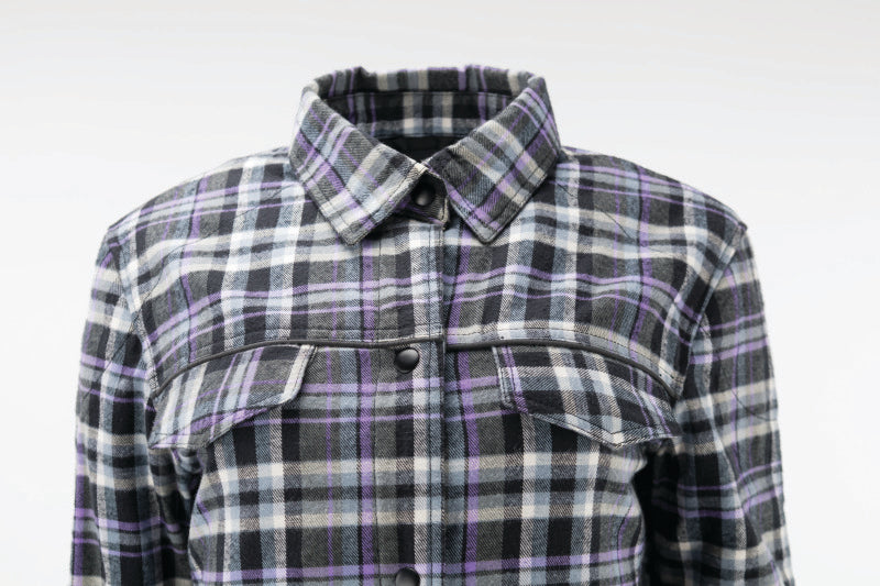 Kuryakyn Leather By River Road Cameo Flannel Moto Shirt Womens - Small