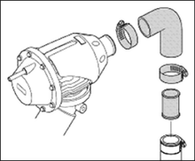 Cargar imagen en el visor de la galería, HKS 08 Mitsubishi Lancer EVO GSR/EVO MR SSQV Recirculation Kit for hks71007-AM015