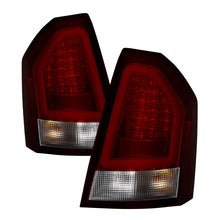 Cargar imagen en el visor de la galería, Spyder Chrysler 300C 08-10 V2 Light Bar LED Tail Lights - Red Clear ALT-YD-C308V2-LED-RC